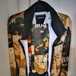 Multicolor reasons jacket and pants